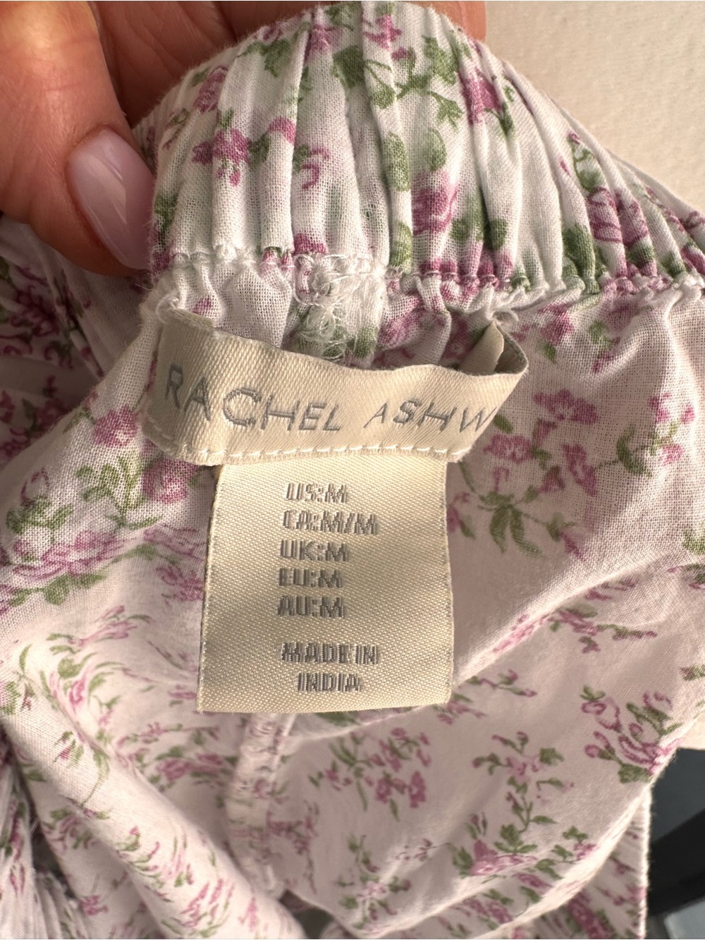 Rachel Ashwell Floral Pink Cotton Sleep Set -size MπΈprice reduced and FIRMπΈ - Picture 10 of 10